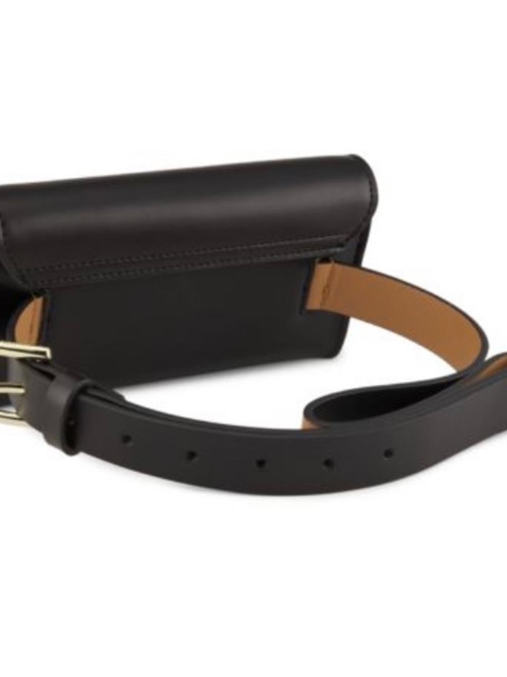 Kate Spade ♠️ Black Leather Belt Bag size S/M - Picture 2 of 5